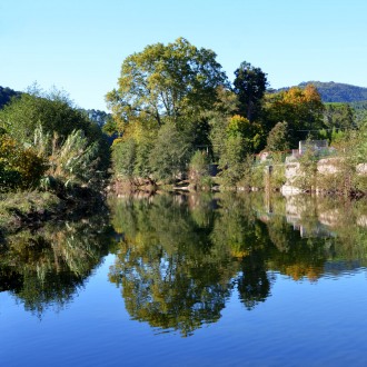 le bassin au barrage du Pont vieux